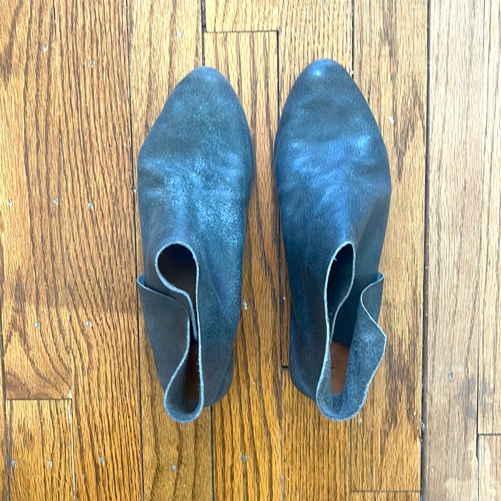 Black leather ankle boots from Elizabeth Suzann